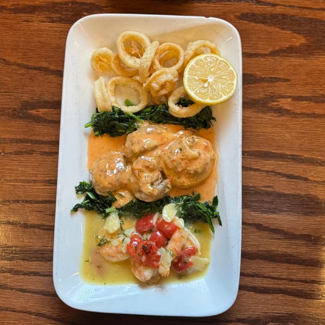 Combo Appetizer Plate.